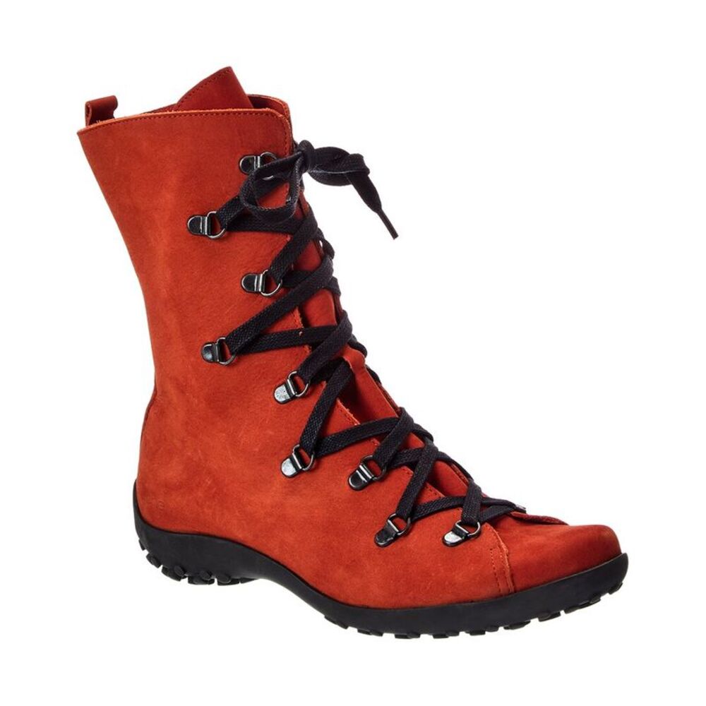 Arche Pulack Leather Boot, Orange
